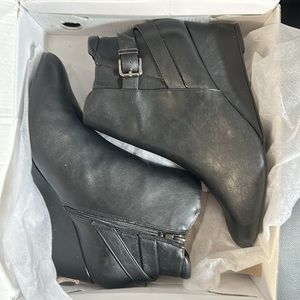 Ladies Black Booties - Size 11